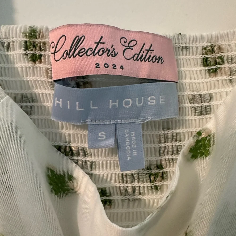 Hill House White Floral Midi Dress - Picture 4 of 4